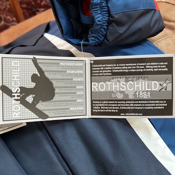 Super warm 4in1  Technical snowboard Rothschild winter coat/jacket. Boy10/12 - Picture 8 of 11